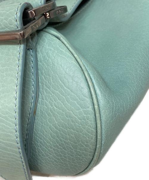 TOD'S（トッズ）TOD'S (トッズ) イーストウエスト ワンショルダーバッグ グリーンの古着・服飾アイテム