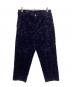 A BATHING APE（アベイシングエイプ）の古着「SOLID CAMO DEBOSSED CORDUROY RELAXED FIT PANTS」｜ネイビー