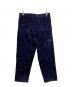 A BATHING APE (アベイシングエイプ) SOLID CAMO DEBOSSED CORDUROY RELAXED FIT PANTS ネイビー サイズ:L：17000円