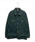 COMME des GARCONS HOMME DEUXコムデギャルソン オム ドゥ）の古着「スウェットトラッカージャケット」｜グリーン