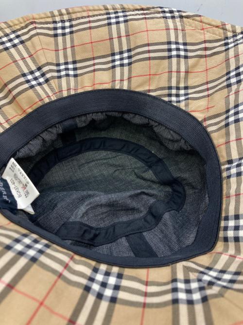 BURBERRY GOLF（バーバリーゴルフ）BURBERRY GOLF (バーバリーゴルフ) 裏ノバチェックハット グレーの古着・服飾アイテム