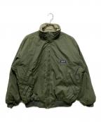 Patagoniaパタゴニア）の古着「シェルドシンチラジャケット」｜グリーン