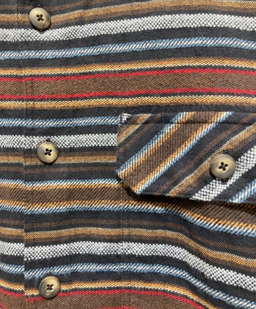 Patagonia（パタゴニア）Patagonia (パタゴニア) 90’s ヘビーフランネルシャツ ブラウン サイズ:Mの古着・服飾アイテム