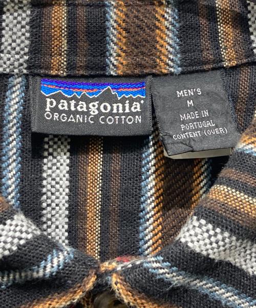Patagonia（パタゴニア）Patagonia (パタゴニア) 90’s ヘビーフランネルシャツ ブラウン サイズ:Mの古着・服飾アイテム