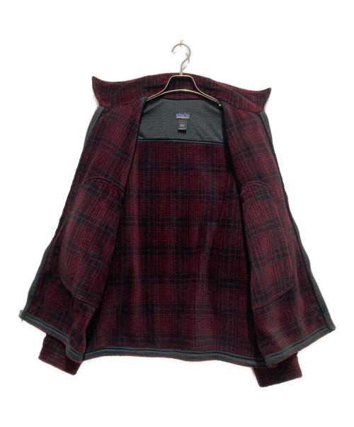Patagonia（パタゴニア）Patagonia (パタゴニア) ウルトラプラッシュ プルオーバーシャツ レッド サイズ:Lの古着・服飾アイテム