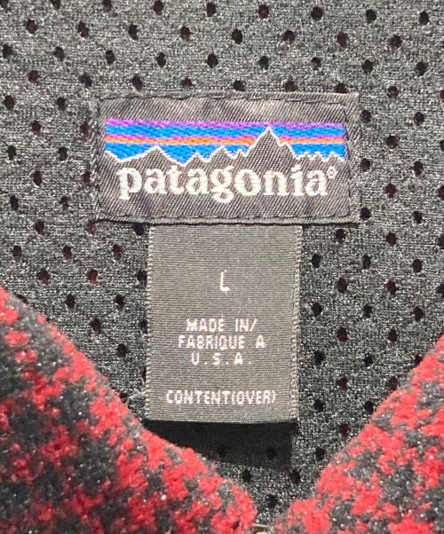 Patagonia（パタゴニア）Patagonia (パタゴニア) ウルトラプラッシュ プルオーバーシャツ レッド サイズ:Lの古着・服飾アイテム