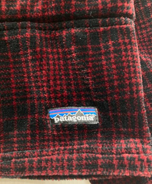 Patagonia（パタゴニア）Patagonia (パタゴニア) ウルトラプラッシュ プルオーバーシャツ レッド サイズ:Lの古着・服飾アイテム