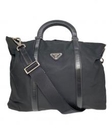 PRADA（プラダ）の古着「ナイロン 2WAY ショルダーバッグ」｜ブラック