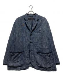Porter Classic（ポータークラシック）の古着「ニュー刺し子テーラードジャケット / NEW SASHIKO TAILORED JACKET」｜インディゴ