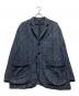 Porter Classic（ポータークラシック）の古着「ニュー刺し子テーラードジャケット / NEW SASHIKO TAILORED JACKET」｜インディゴ