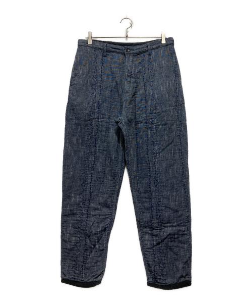 Porter Classic（ポータークラシック）Porter Classic (ポータークラシック) NEW SASHIKO CROPPED PANTS / ニュー刺し子クロップドパンツ インディゴ サイズ:Mの古着・服飾アイテム