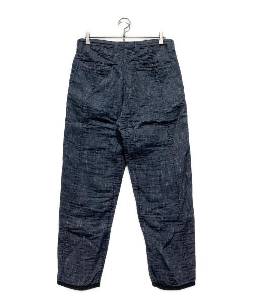 Porter Classic（ポータークラシック）Porter Classic (ポータークラシック) NEW SASHIKO CROPPED PANTS / ニュー刺し子クロップドパンツ インディゴ サイズ:Mの古着・服飾アイテム