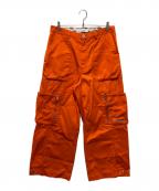 Dickies×FACETASMディッキーズ×ファセッタズム）の古着「コラボワークパンツ」｜オレンジ