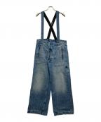 G-STAR RAW×FACETASMジースターロゥ×ファセッタズム）の古着「アポロサスペンダーデニムパンツ/APOLLO SUSPENDER PANTS」｜インディゴ
