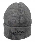SUPREMEシュプリーム）の古着「22awニットキャップ」｜グレー