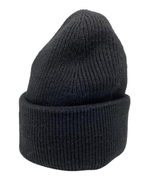 MM6 Maison Margiela（エムエムシックスメゾンマルジェラ）MM6 Maison Margiela (エムエムシックスメゾンマルジェラ) mm6パッチニットキャップ ブラック サイズ:Mの古着・服飾アイテム