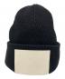 MM6 Maison Margiela（エムエムシックスメゾンマルジェラ）の古着「mm6パッチニットキャップ」｜ブラック