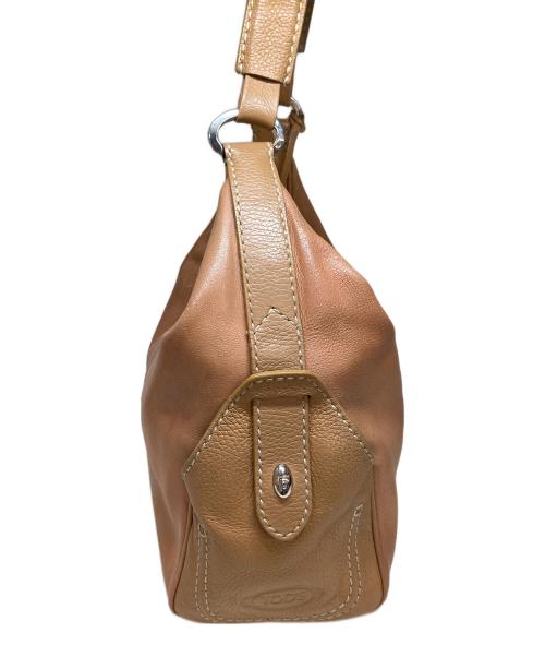 TOD'S（トッズ）TOD'S (トッズ) レザーワンショルダーバッグ キャメルの古着・服飾アイテム