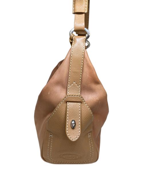 TOD'S（トッズ）TOD'S (トッズ) レザーワンショルダーバッグ キャメルの古着・服飾アイテム