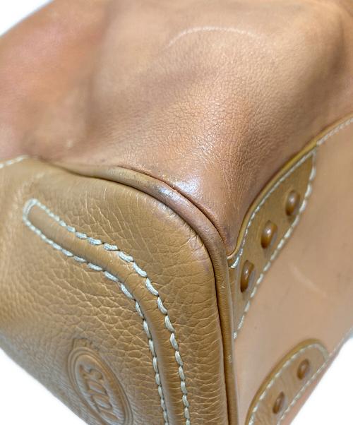 TOD'S（トッズ）TOD'S (トッズ) レザーワンショルダーバッグ キャメルの古着・服飾アイテム