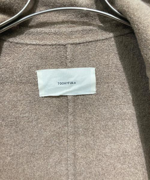 TODAYFUL（トゥデイフル）TODAYFUL (トゥデイフル) Wool Over Coat ブラウン サイズ:36の古着・服飾アイテム