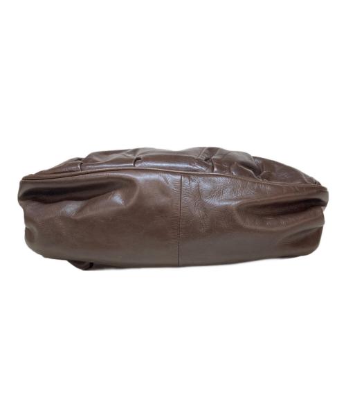 LONGCHAMP（ロンシャン）LONGCHAMP (ロンシャン) レザーハンドバッグ / IDOLE ブラウンの古着・服飾アイテム