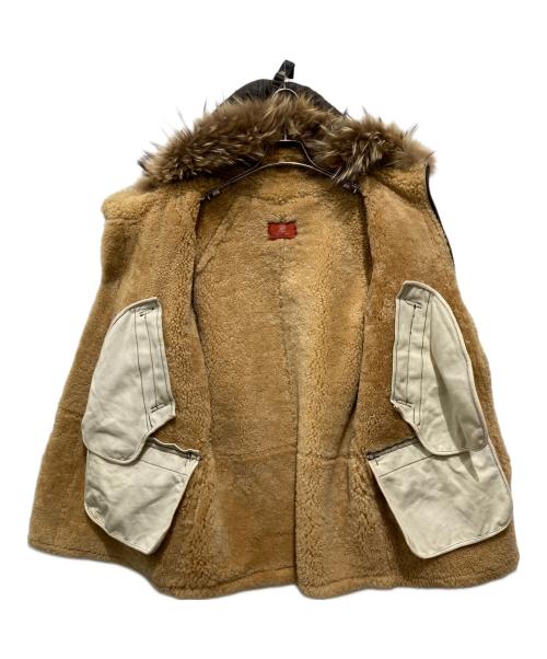 AVIREX（アヴィレックス）AVIREX (アヴィレックス) 25周年記念 ムートンN-3B ブラウン サイズ:Mの古着・服飾アイテム