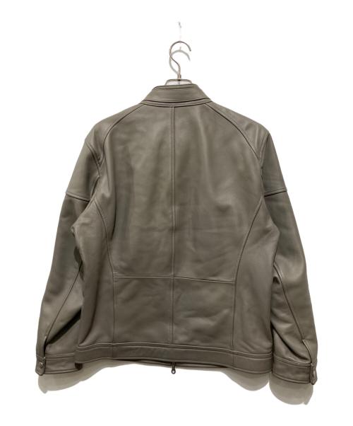 RATTLE TRAP（ラトルトラップ）RATTLE TRAP (ラトルトラップ) シープスキン シングルライダースジャケット グレー サイズ:XLの古着・服飾アイテム