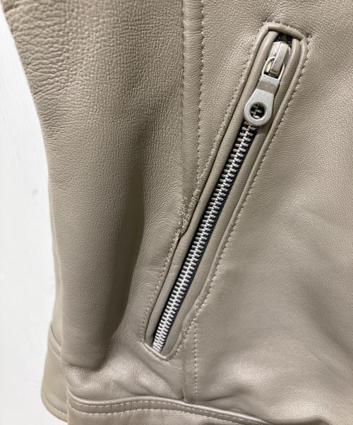 RATTLE TRAP（ラトルトラップ）RATTLE TRAP (ラトルトラップ) シープスキン シングルライダースジャケット グレー サイズ:XLの古着・服飾アイテム