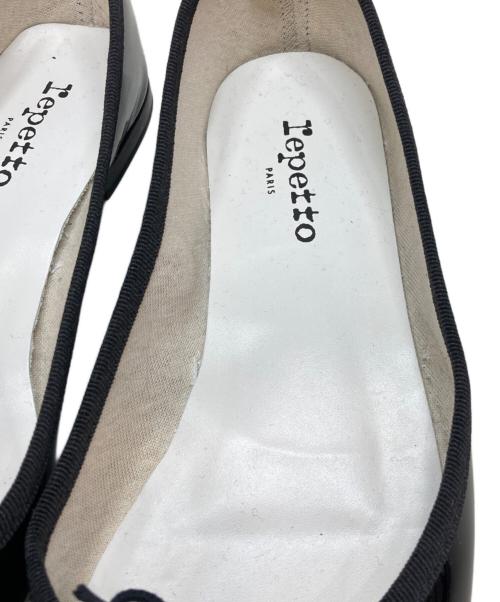 repetto（レペット）Repetto (レペット) ベベリボンパンプス/VERNIS CENDRILLON AD BB ブラック サイズ:40の古着・服飾アイテム