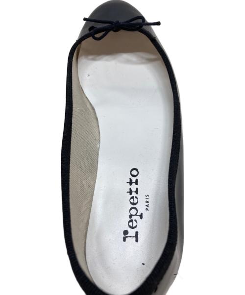 repetto（レペット）Repetto (レペット) ベベリボンパンプス/VERNIS CENDRILLON AD BB ブラック サイズ:40の古着・服飾アイテム