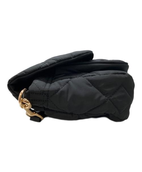 MARC JACOBS（マークジェイコブス）MARC JACOBS (マークジェイコブス) フラップショルダーキルティングバッグ ブラックの古着・服飾アイテム