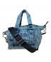 DIESEL（ディーゼル）の古着「デニムリバーシブルミニボストンバッグ」｜インディゴ