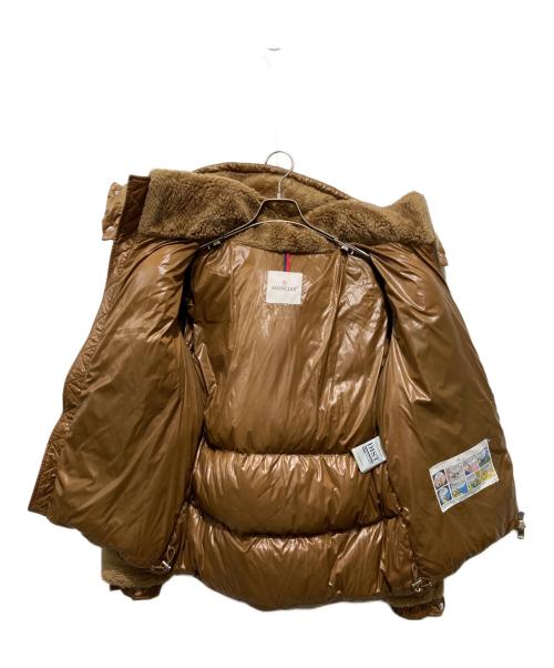 MONCLER（モンクレール）MONCLER (モンクレール) ボアフリース切替ダウンジャケット キャメル サイズ:2の古着・服飾アイテム