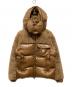 MONCLER（モンクレール）の古着「ボアフリース切替ダウンジャケット」｜キャメル