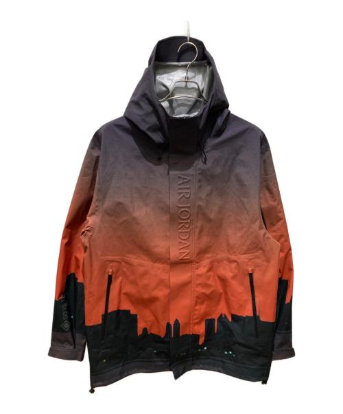 JORDAN（ジョーダン）JORDAN (ジョーダン) J AIR JORDAN SKYLINE GTX JKT BLACK オレンジ サイズ:Lの古着・服飾アイテム