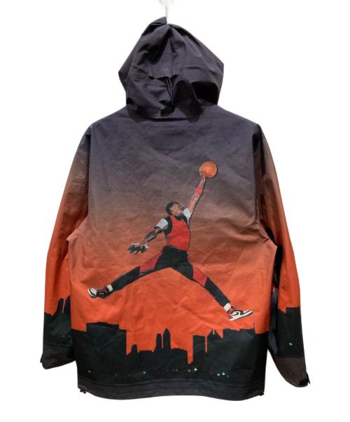 JORDAN（ジョーダン）JORDAN (ジョーダン) J AIR JORDAN SKYLINE GTX JKT BLACK オレンジ サイズ:Lの古着・服飾アイテム