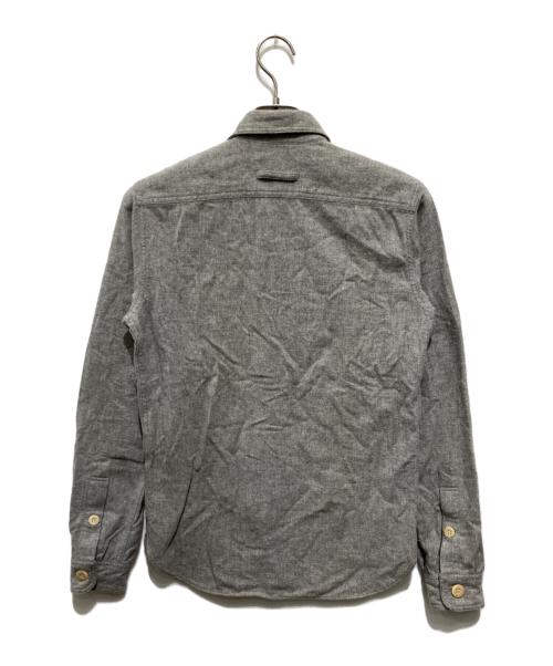 COMME des GARCONS HOMME（コムデギャルソン オム）COMME des GARCONS HOMME (コムデギャルソン オム) ウールシャツジャケット グレー サイズ:XSの古着・服飾アイテム