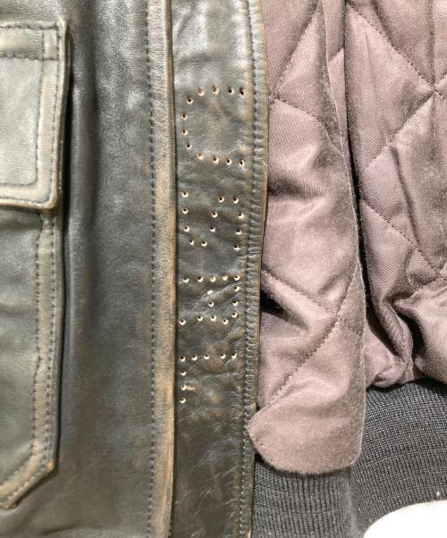 POLO RALPH LAUREN（ポロ・ラルフローレン）POLO RALPH LAUREN (ポロ・ラルフローレン) type g-1 レザーフライトジャケット ブラウン サイズ:Ｓの古着・服飾アイテム