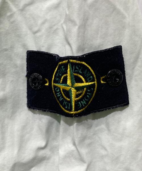 STONE ISLAND（ストーンアイランド）STONE ISLAND (ストーンアイランド) コットン ガーメントダイジップオーバーシャツ グリーン サイズ:Mの古着・服飾アイテム