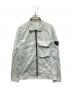 STONE ISLAND（ストーンアイランド）の古着「コットン ガーメントダイジップオーバーシャツ」｜グリーン