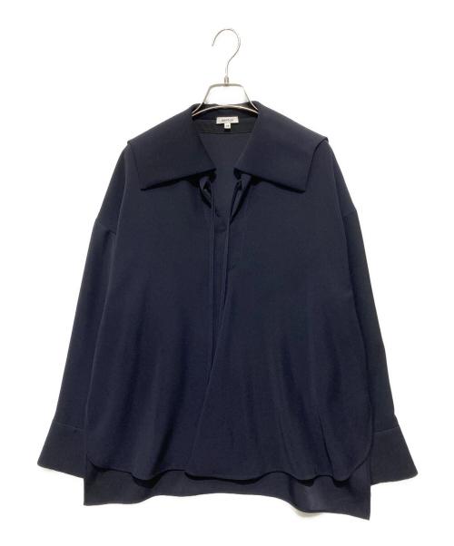 ENFOLD（エンフォルド）ENFOLD (エンフォルド) セーラーカラー プルオーバーブラウス ダークネイビー サイズ:38の古着・服飾アイテム