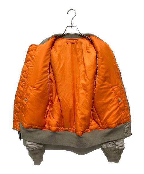ALPHA（アルファ）ALPHA (アルファ) MA-1ジャケット グレー サイズ:Lの古着・服飾アイテム