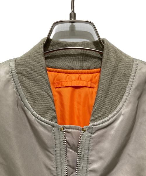 ALPHA（アルファ）ALPHA (アルファ) MA-1ジャケット グレー サイズ:Lの古着・服飾アイテム