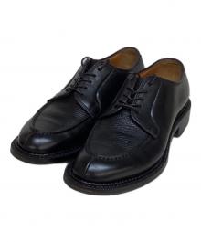 Rutt shoes（ラッドシューズ）の古着「スプリットVチップシューズ」｜ブラック