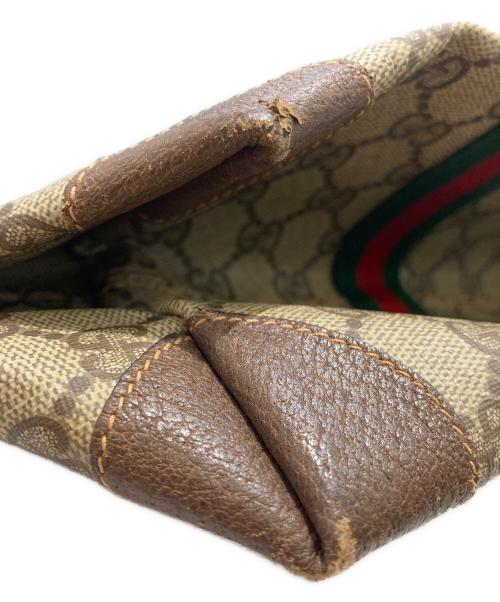GUCCI（グッチ）GUCCI (グッチ) オールドグッチ シェリーライン トートバッグ ブラウンの古着・服飾アイテム