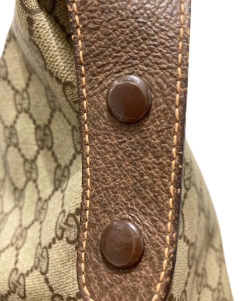 GUCCI（グッチ）GUCCI (グッチ) オールドグッチ シェリーライン トートバッグ ブラウンの古着・服飾アイテム