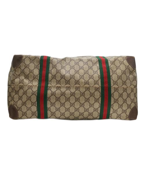 GUCCI（グッチ）GUCCI (グッチ) オールドグッチ シェリーライン トートバッグ ブラウンの古着・服飾アイテム
