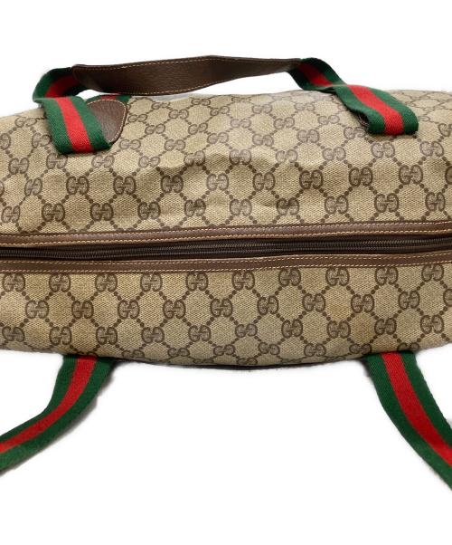 GUCCI（グッチ）GUCCI (グッチ) オールドグッチ シェリーライン トートバッグ ブラウンの古着・服飾アイテム