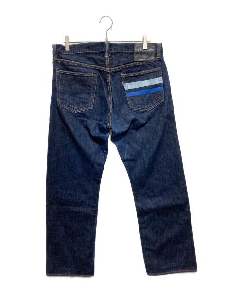 MOMOTARO JEANS（桃太郎ジーンズ）MOMOTARO JEANS (桃太郎ジーンズ) 味野限定 スリムストレート ボタンフライデニムパンツ インディゴ サイズ:36の古着・服飾アイテム
